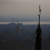 jezsik > An umbrella-shaped Hti canopy sits a the apex of the pagoda.